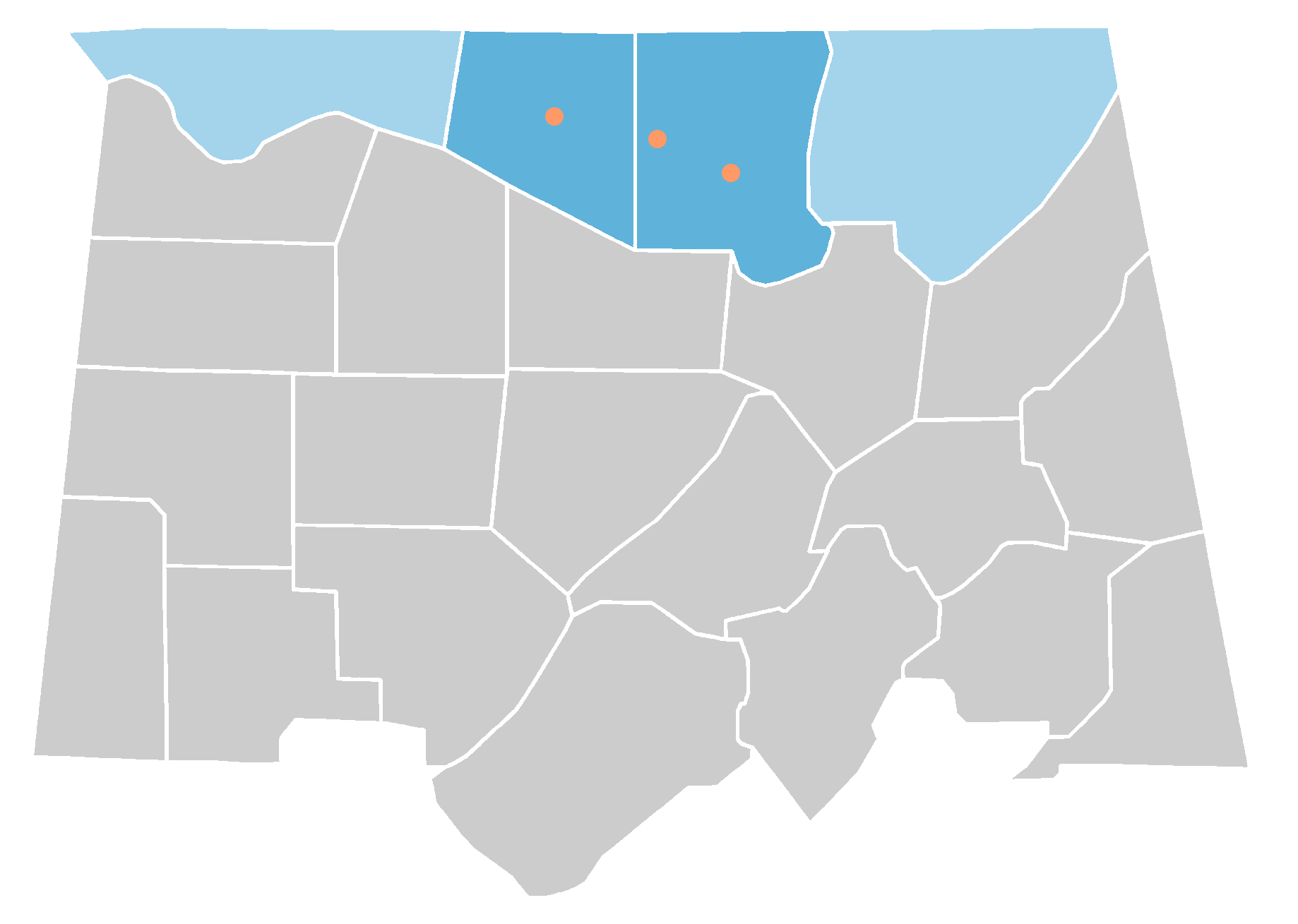 HVAC service area map covering Madison County, Limestone County, and surrounding North Alabama communities HVAC service area map covering Madison County, Limestone County, and surrounding North Alabama communities